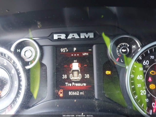 45541596 :رقم المزاد ، 1C6RREFTXKN705915 vin ، 2019 Ram 1500 Big Horn/lone Star  4x2 5'7 Box مزاد بيع