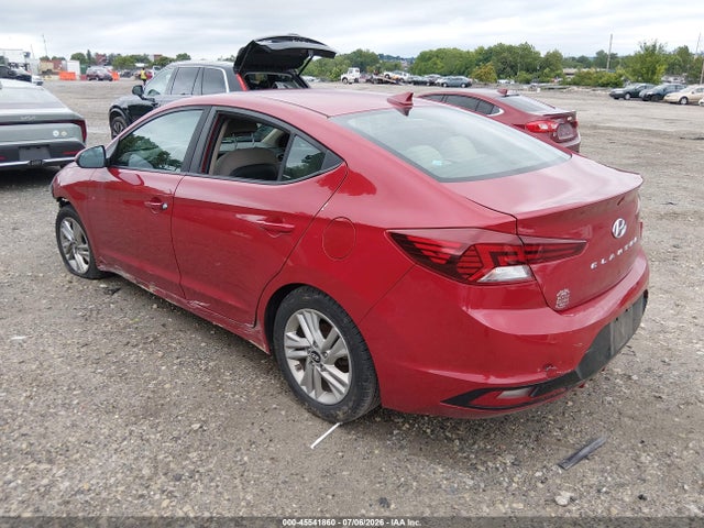 Продажа на аукционе авто 2019 Hyundai Elantra Sel, vin: KMHD84LF6KU792048, номер лота: 45541860