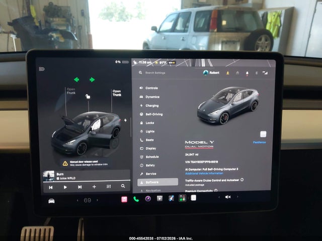 45542038 :رقم المزاد ، 7SAYGDEF1PF646519 vin ، 2023 Tesla Model Y Performance Dual Motor All-wheel Drive مزاد بيع
