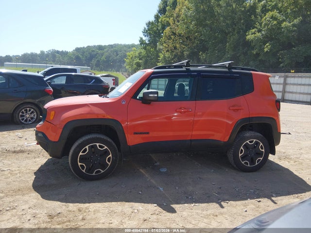 Продажа на аукционе авто 2016 Jeep Renegade Trailhawk, vin: ZACCJBCT5GPD94725, номер лота: 45542184