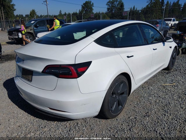 Tesla Model 3 Standard Range Plus Rear-wheel Drive 2021 5YJ3E1EA8MF991610 Image 4