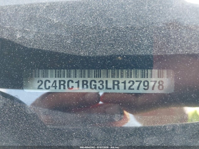 Aukcja sprzedaży 2020 Chrysler Pacifica Touring L, vin: 2C4RC1BG3LR127978, numer aukcji: 45542302