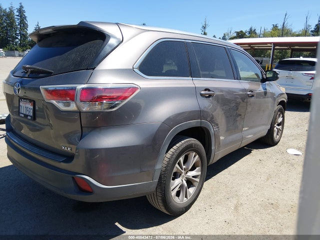 Toyota Highlander Xle V6 2015 5TDKKRFH8FS087530 Image 4