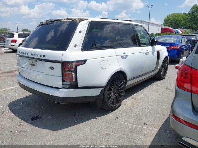45542509 :رقم المزاد ، SALGS2SV8KA539999 vin ، 2019 Land Rover Range Rover 3.0l V6 Supercharged Hse مزاد بيع