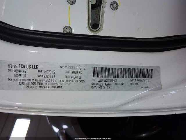 Dodge DART GT 2016 1C3CDFEB5GD540465 Image 9