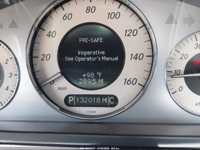 45542537 :رقم المزاد ، WDBUF56X37B107509 vin ، 2007 Mercedes-benz E 350 مزاد بيع