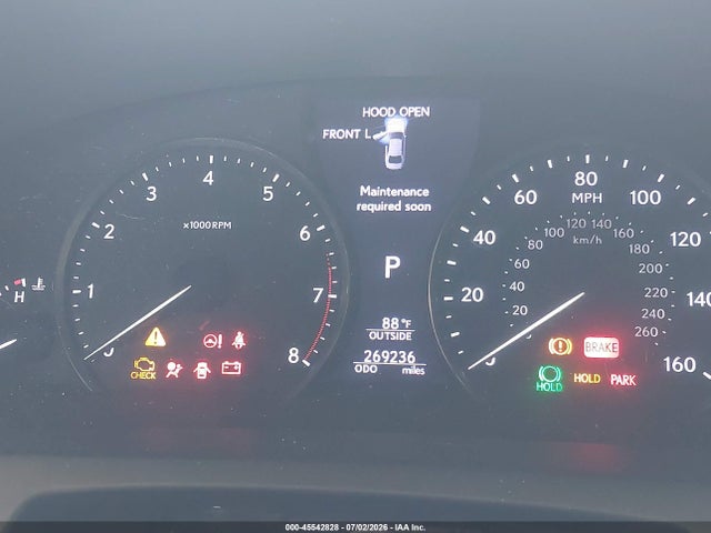 Aukcja sprzedaży 2013 Lexus Ls 460, vin: JTHCL5EF7D5017514, numer aukcji: 45542828
