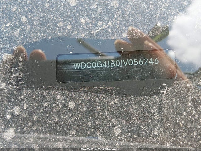 45542918 :رقم المزاد ، WDC0G4JB0JV056246 vin ، 2018 Mercedes-benz Glc 300 مزاد بيع