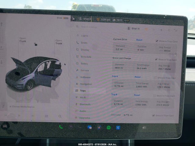 Aukcja sprzedaży 2026 Tesla Model Y All-wheel Drive/long Range Launch Series/premium All-wheel Drive, vin: 7SAYGDEE1TF439758, numer aukcji: 45543272