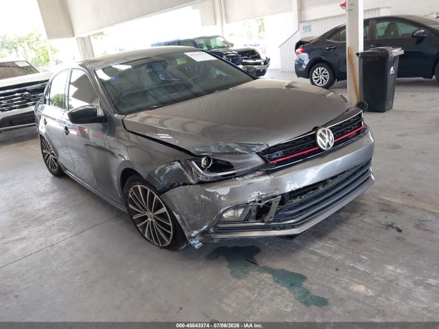 2016 Volkswagen Jetta 1.8t Sport მანქანა იყიდება აუქციონზე, vin: 3VWD17AJXGM330506, აუქციონის ნომერი: 45543374