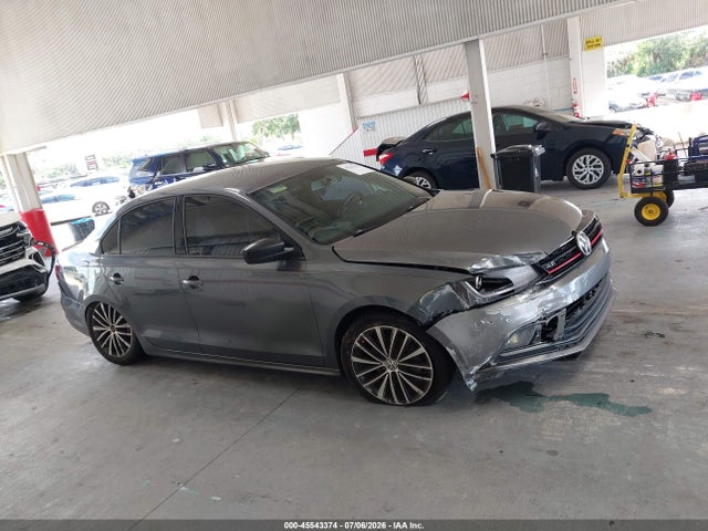 2016 Volkswagen Jetta 1.8t Sport მანქანა იყიდება აუქციონზე, vin: 3VWD17AJXGM330506, აუქციონის ნომერი: 45543374