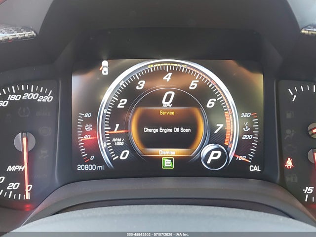 45543403 :رقم المزاد ، 1G1YS2D6XJ5601419 vin ، 2018 Chevrolet Corvette Z06 مزاد بيع