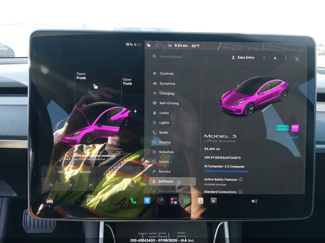 Aukcja sprzedaży 2018 Tesla Model 3 Long Range/mid Range, vin: 5YJ3E1EA0JF124973, numer aukcji: 45543432