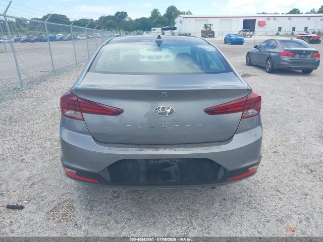 2019 Hyundai Elantra Sel მანქანა იყიდება აუქციონზე, vin: 5NPD84LF4KH465372, აუქციონის ნომერი: 45543461