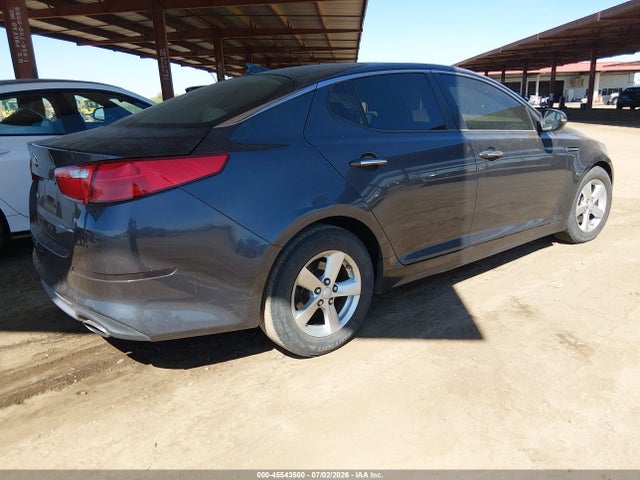 KIA Optima Lx 2015 KNAGM4A75F5621622 Image 4