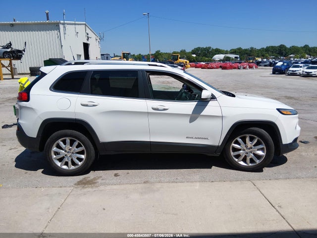2016 Jeep Cherokee Limited მანქანა იყიდება აუქციონზე, vin: 1C4PJMDB5GW170330, აუქციონის ნომერი: 45543507