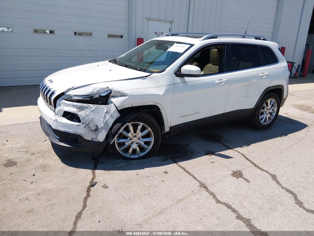 2016 Jeep Cherokee Limited მანქანა იყიდება აუქციონზე, vin: 1C4PJMDB5GW170330, აუქციონის ნომერი: 45543507
