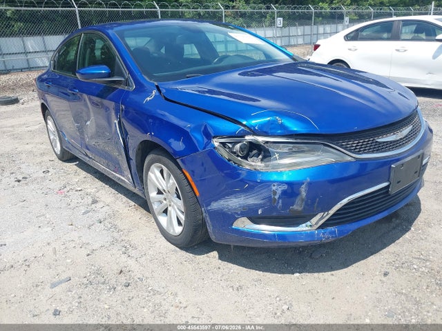 2015 Chrysler 200 Limited მანქანა იყიდება აუქციონზე, vin: 1C3CCCABXFN742248, აუქციონის ნომერი: 45543597