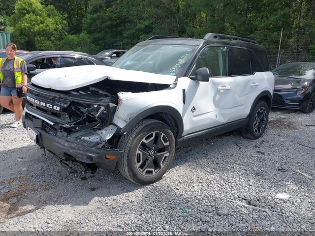 45543674 :رقم المزاد ، 3FMCR9C61NRE11871 vin ، 2022 Ford Bronco Sport Outer Banks مزاد بيع