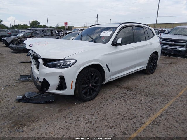Продаж на аукціоні авто 2022 Bmw X3 Sdrive30i, vin: 5UX43DP07N9K40427, номер лоту: 45543715