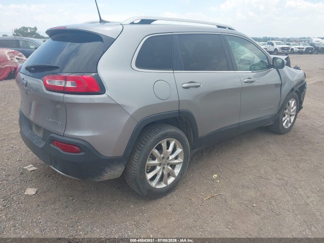 Продажа на аукционе авто 2016 Jeep Cherokee Limited, vin: 1C4PJMDB7GW213615, номер лота: 45543851