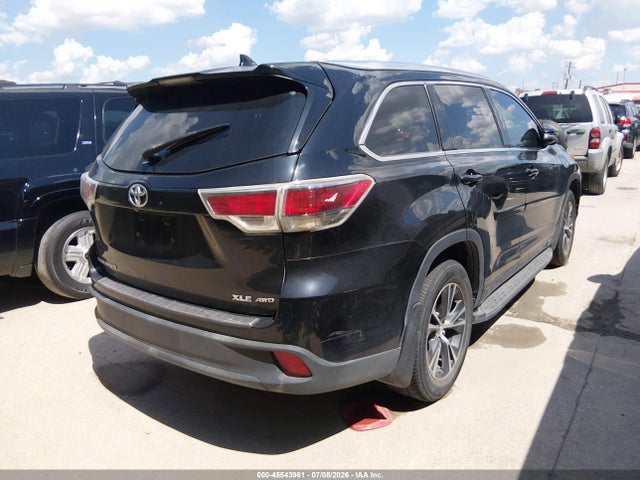 Toyota Highlander Xle V6 2016 5TDJKRFH9GS243054 Image 4