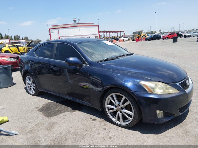 45543987 :رقم المزاد ، JTHBK262775039591 vin ، 2007 Lexus Is 250 مزاد بيع