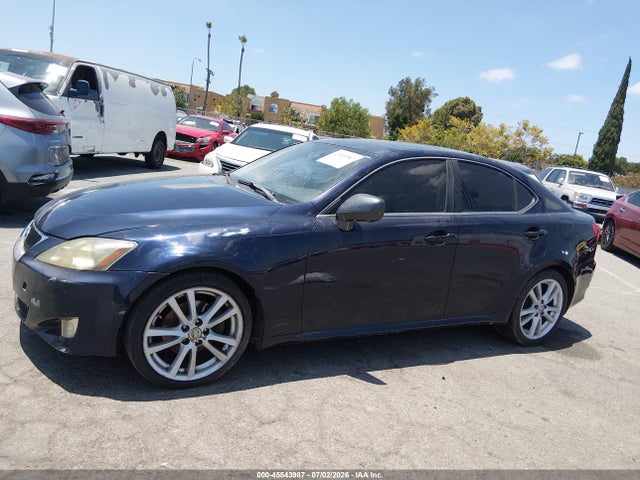45543987 :رقم المزاد ، JTHBK262775039591 vin ، 2007 Lexus Is 250 مزاد بيع