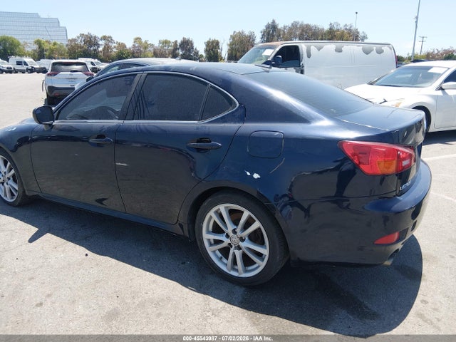 45543987 :رقم المزاد ، JTHBK262775039591 vin ، 2007 Lexus Is 250 مزاد بيع