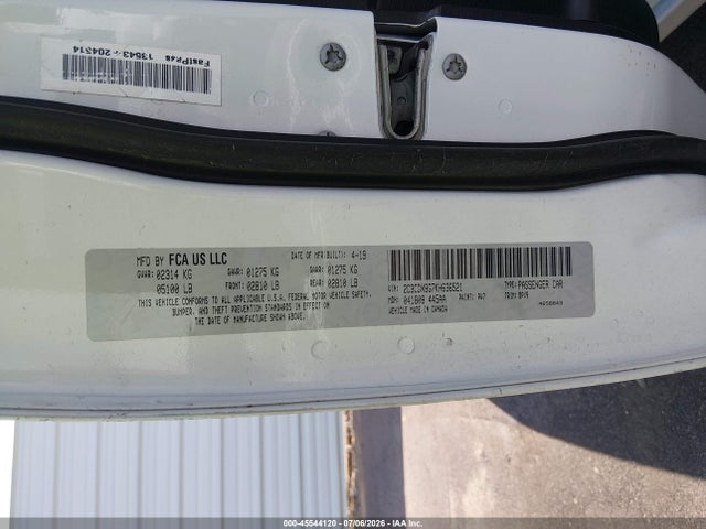 Aukcja sprzedaży 2019 Dodge Charger Sxt Rwd, vin: 2C3CDXBG7KH636521, numer aukcji: 45544120
