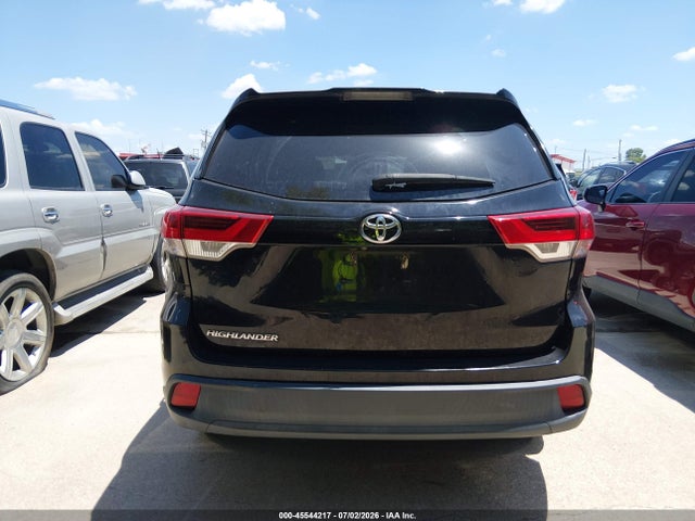 45544217 :رقم المزاد ، 5TDZZRFH1KS309605 vin ، 2019 Toyota Highlander Le مزاد بيع