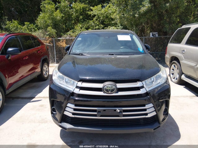2019 Toyota Highlander Le მანქანა იყიდება აუქციონზე, vin: 5TDZZRFH1KS309605, აუქციონის ნომერი: 45544217
