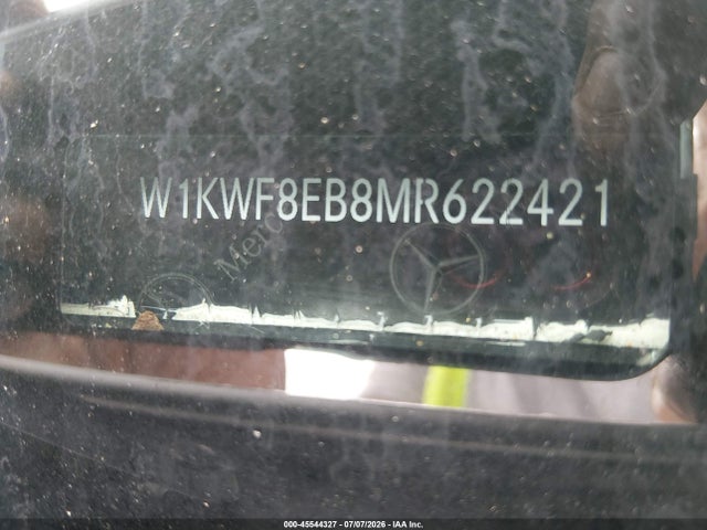 45544327 :رقم المزاد ، W1KWF8EB8MR622421 vin ، 2021 Mercedes-benz C 300 4matic مزاد بيع