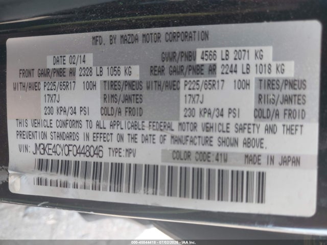Mazda Cx-5 Touring 2015 JM3KE4CY0F0448046 Image 9