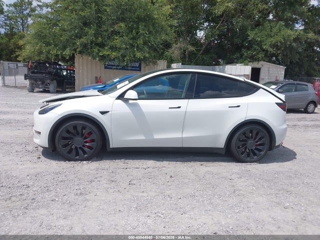 45544540 :رقم المزاد ، 7SAYGDEF9NF414666 vin ، 2022 Tesla Model Y Performance Dual Motor All-wheel Drive مزاد بيع