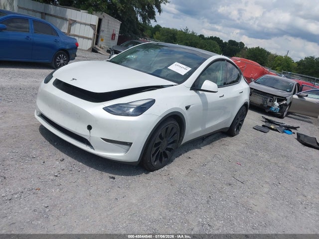 45544540 :رقم المزاد ، 7SAYGDEF9NF414666 vin ، 2022 Tesla Model Y Performance Dual Motor All-wheel Drive مزاد بيع