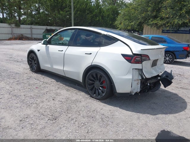 45544540 :رقم المزاد ، 7SAYGDEF9NF414666 vin ، 2022 Tesla Model Y Performance Dual Motor All-wheel Drive مزاد بيع