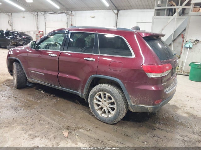 Aukcja sprzedaży 2016 Jeep Grand Cherokee Limited, vin: 1C4RJFBG7GC389407, numer aukcji: 45544633