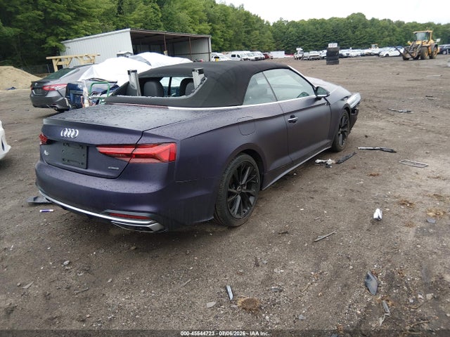 Продаж на аукціоні авто 2022 Audi A5 Cabriolet Premium 45 Tfsi Quattro S Tronic, vin: WAU2AGF52NN007489, номер лоту: 45544723