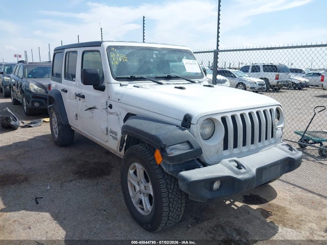 2021 Jeep Wrangler Unlimited Sport S 4x4 მანქანა იყიდება აუქციონზე, vin: 1C4HJXDN5MW630775, აუქციონის ნომერი: 45544795