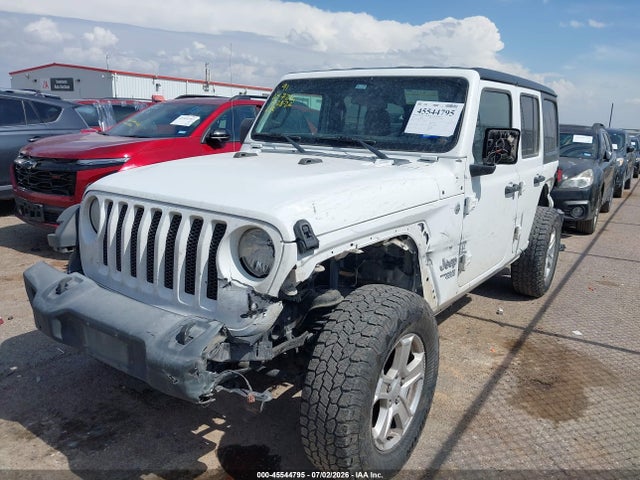 2021 Jeep Wrangler Unlimited Sport S 4x4 მანქანა იყიდება აუქციონზე, vin: 1C4HJXDN5MW630775, აუქციონის ნომერი: 45544795