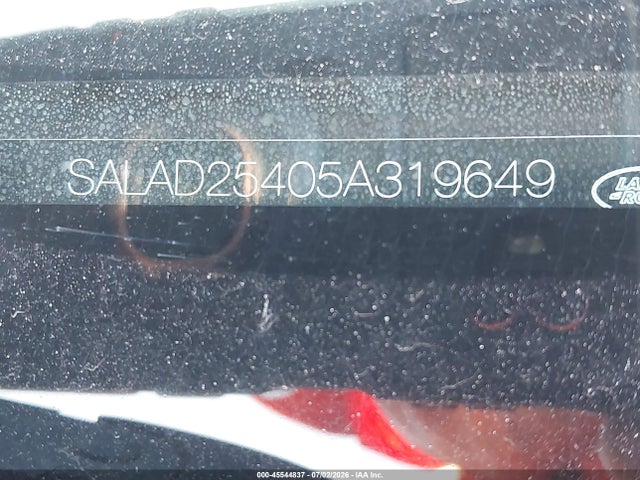 Aukcja sprzedaży 2005 Land Rover Lr3 Se, vin: SALAD25405A319649, numer aukcji: 45544837