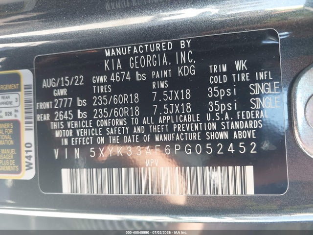 KIA Sportage Ex 2023 5XYK33AF6PG052452 Image 9