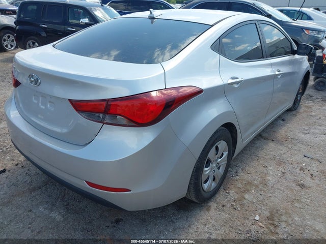 45545114 :رقم المزاد ، 5NPDH4AE5GH714019 vin ، 2016 Hyundai Elantra Se مزاد بيع