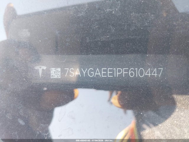 Продаж на аукціоні авто 2023 Tesla Model Y Awd/long Range Dual Motor All-wheel Drive, vin: 7SAYGAEE1PF610447, номер лоту: 45545145