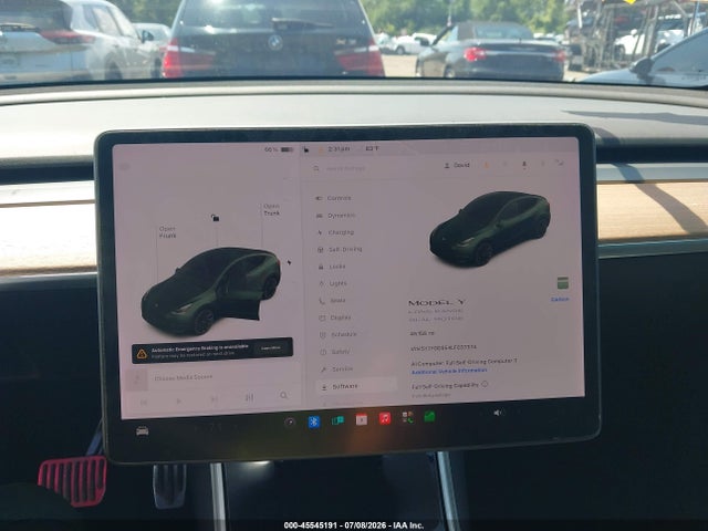45545191 :رقم المزاد ، 5YJYGDEE4LF037374 vin ، 2020 Tesla Model Y Long Range Dual Motor All-wheel Drive مزاد بيع