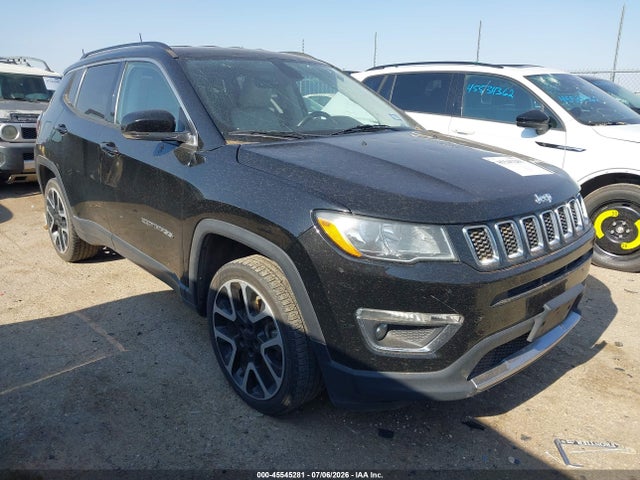 45545281 :رقم المزاد ، 3C4NJCCBXJT286056 vin ، 2018 Jeep Compass Limited Fwd مزاد بيع