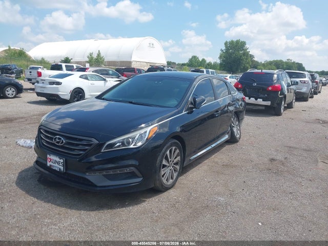 2015 Hyundai Sonata Sport მანქანა იყიდება აუქციონზე, vin: 5NPE34AF5FH027892, აუქციონის ნომერი: 45545286