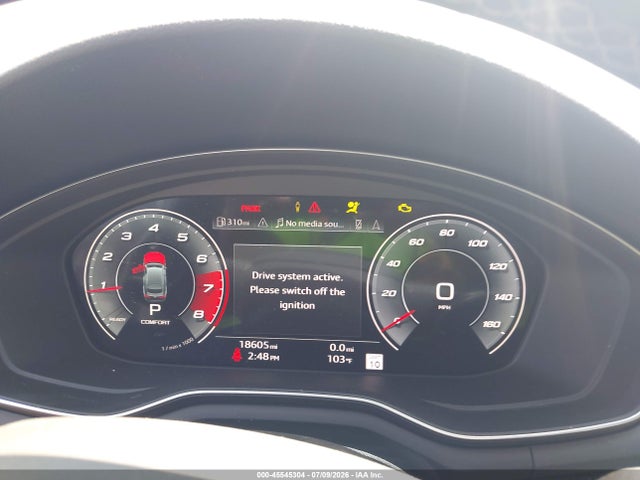 45545304 :رقم المزاد ، WAUB4CF58SA003949 vin ، 2025 Audi S5 Sportback Premium Tfsi Quattro Tiptronic مزاد بيع