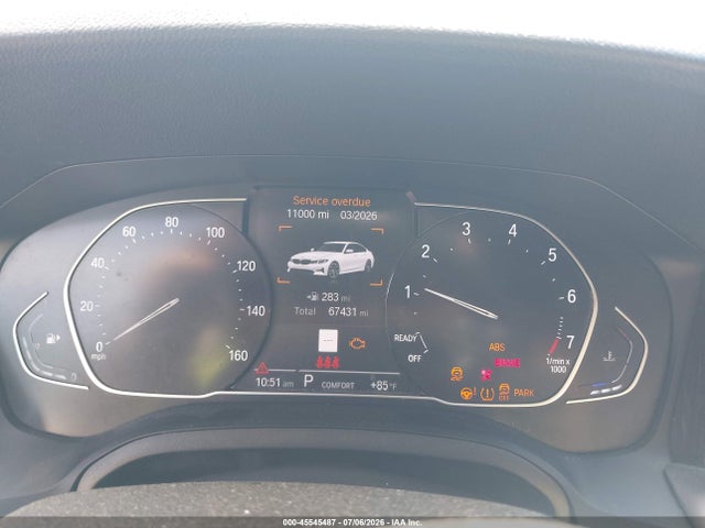 45545487 :رقم المزاد ، 3MW5R1J04M8B81225 vin ، 2021 Bmw 330i مزاد بيع